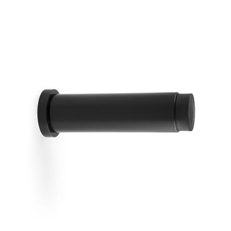 This is an image showing Alexander & Wilks Plain Projection Cylinder Door Stop - Black aw601-75-bl available to order from T.H Wiggans Ironmongery in Kendal, quick delivery and discounted prices.