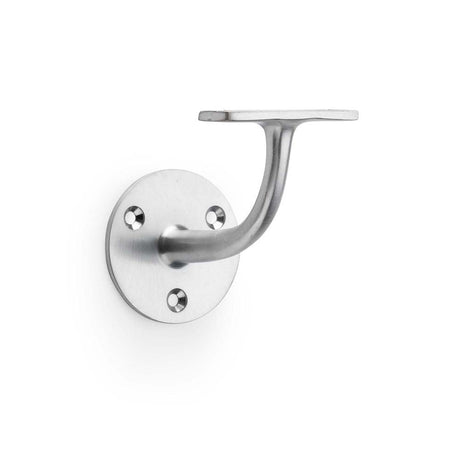 This is an image showing Alexander & Wilks Architectural Handrail Bracket - Satin Chrome aw750sc available to order from T.H Wiggans Ironmongery in Kendal, quick delivery and discounted prices.