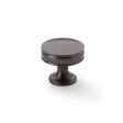 This is an image showing Alexander & Wilks Lynd Cupboard Knob - Dark Bronze - 38mm aw808-38-dbz available to order from T.H Wiggans Ironmongery in Kendal, quick delivery and discounted prices.