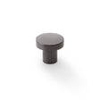 This is an image showing Alexander & Wilks Hanover Plain Cupboard Knob - Dark Bronze - Knob 30mm aw821-30-dbz available to order from T.H Wiggans Ironmongery in Kendal, quick delivery and discounted prices.