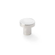 This is an image showing Alexander & Wilks Hanover Plain Cupboard Knob - Polished Nickel - Knob 30mm aw821-30-pn available to order from T.H Wiggans Ironmongery in Kendal, quick delivery and discounted prices.