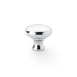 This is an image showing Alexander & Wilks Wade Round Cupboard Knob - Polished Chrome - 32mm aw836-32-pc available to order from T.H Wiggans Ironmongery in Kendal, quick delivery and discounted prices.