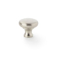 This is an image showing Alexander & Wilks Wade Round Cupboard Knob - Satin Nickel - 32mm aw836-32-sn available to order from T.H Wiggans Ironmongery in Kendal, quick delivery and discounted prices.