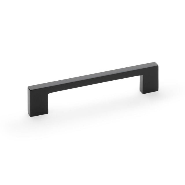 This is an image showing Alexander & Wilks Marco Cupboard Pull Handle - Black - 128mm aw837-128-bl available to order from T.H Wiggans Ironmongery in Kendal, quick delivery and discounted prices.