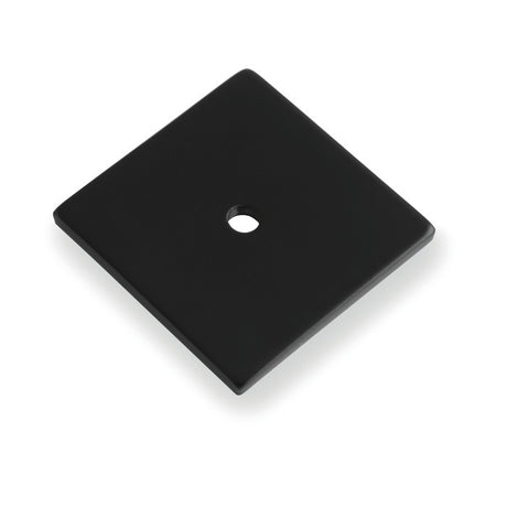 This is an image showing Alexander & Wilks Quantock Square Backplate - Black aw893-38-bl available to order from T.H Wiggans Ironmongery in Kendal, quick delivery and discounted prices.