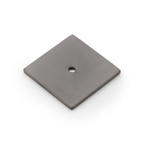 This is an image showing Alexander & Wilks Bullion Square Backplate - Dark Bronze PVD aw894-45-dbzpvd available to order from T.H Wiggans Ironmongery in Kendal, quick delivery and discounted prices.