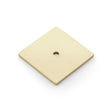 This is an image showing Alexander & Wilks Bullion Square Backplate - Satin Brass PVD aw894-45-sbpvd available to order from T.H Wiggans Ironmongery in Kendal, quick delivery and discounted prices.