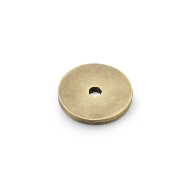 This is an image showing Alexander & Wilks Circular Backplate - Antique Bronze - Diameter 25mm aw895-25-abz available to order from T.H Wiggans Ironmongery in Kendal, quick delivery and discounted prices.