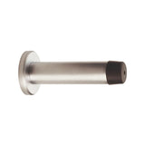 This is an image of Carlisle Brass - Wall Mounted Door Stop - Satin Chrome available to order from T.H Wiggans Architectural Ironmongery in Kendal, quick delivery and discounted prices.