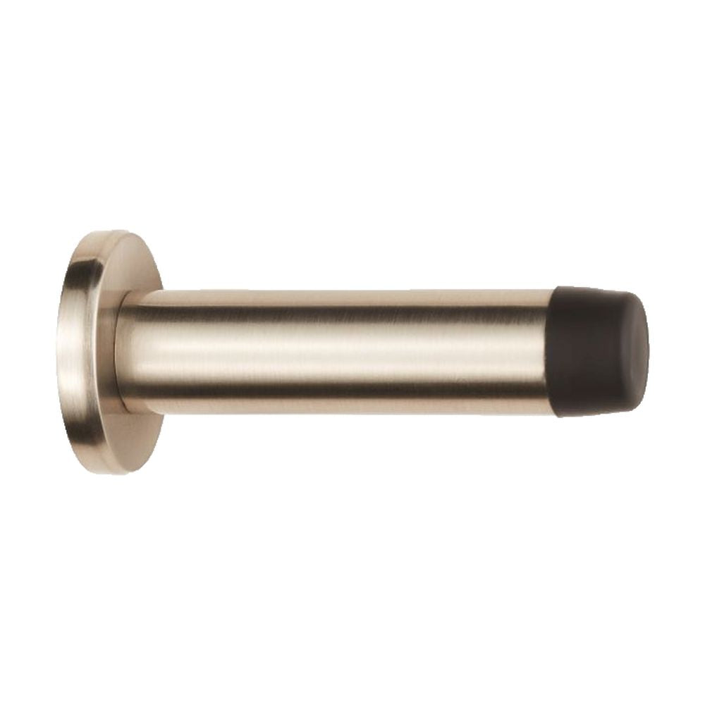 This is an image of Carlisle Brass - Wall Mounted Door Stop - Satin Nickel available to order from T.H Wiggans Architectural Ironmongery in Kendal, quick delivery and discounted prices.
