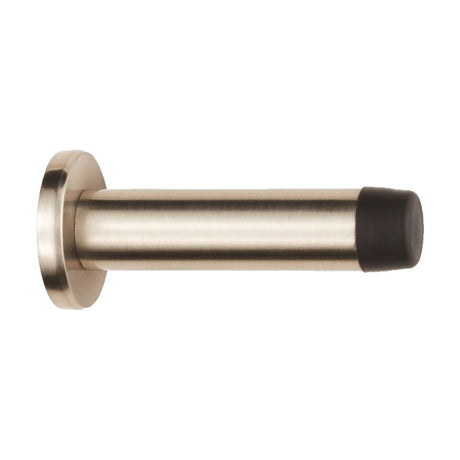 This is an image of Carlisle Brass - Wall Mounted Door Stop - Satin Nickel available to order from T.H Wiggans Architectural Ironmongery in Kendal, quick delivery and discounted prices.