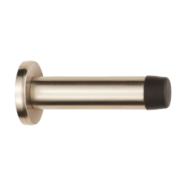 This is an image of Carlisle Brass - Wall Mounted Door Stop - Satin Nickel available to order from T.H Wiggans Architectural Ironmongery in Kendal, quick delivery and discounted prices.