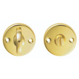 This is an image of Carlisle Brass - Plain Turn and Release - Polished Brass available to order from T.H Wiggans Architectural Ironmongery in Kendal, quick delivery and discounted prices.