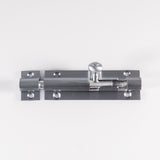 This is an image of a Carlisle Brass - Barrel Bolt 102mm - Satin Chrome that is availble to order from T.H Wiggans Architectural Ironmongery in Kendal in Kendal.