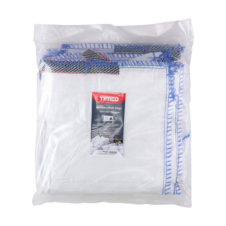 This is an image showing TIMCO Builders Bulk Bags - 900 x 900 x 800mm - 2 Pieces Bag available from T.H Wiggans Ironmongery in Kendal, quick delivery at discounted prices.