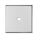 This is an image of a Carlisle Brass - Square Cupboard knob Backplate that is availble to order from T.H Wiggans Architectural Ironmongery in Kendal in Kendal.