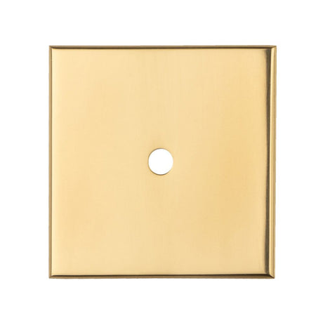 This is an image of a Carlisle Brass - Square Cupboard knob Backplate that is availble to order from T.H Wiggans Architectural Ironmongery in Kendal in Kendal.