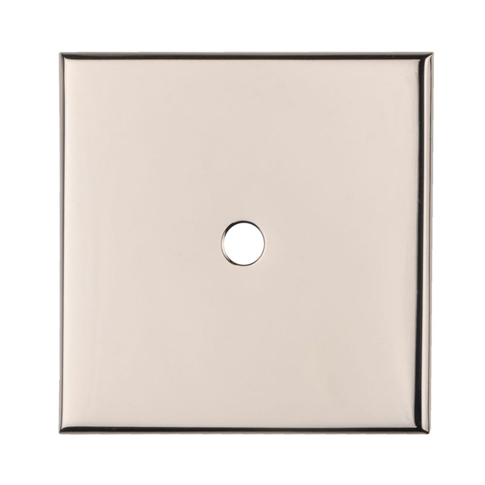 This is an image of a Carlisle Brass - Square Cupboard knob Backplate that is availble to order from T.H Wiggans Architectural Ironmongery in Kendal in Kendal.