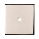 This is an image of a Carlisle Brass - Square Cupboard knob Backplate that is availble to order from T.H Wiggans Architectural Ironmongery in Kendal in Kendal.