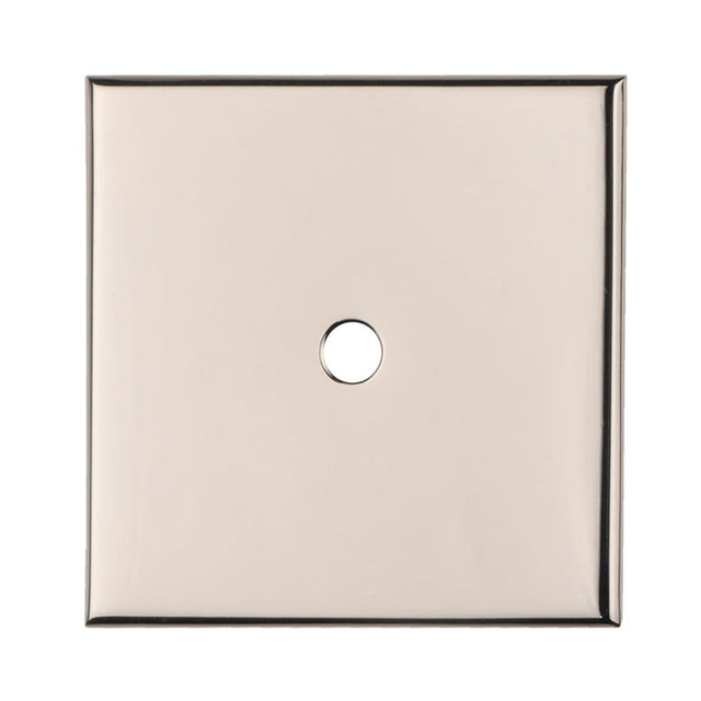 This is an image of a Carlisle Brass - Square Cupboard knob Backplate that is availble to order from T.H Wiggans Architectural Ironmongery in Kendal in Kendal.