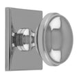 This is an image of a Carlisle Brass - Warwick Cupboard Knob on Backplate that is availble to order from T.H Wiggans Architectural Ironmongery in Kendal in Kendal.