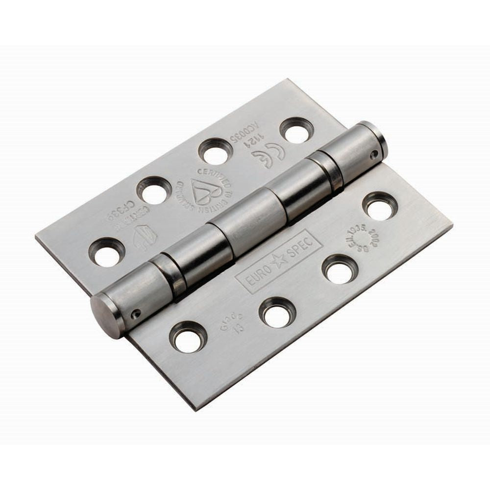 This is an image of a Eurospec - Enduro Grade 13 Ball Bearing Hinge, Grade 316 Stainless Steel - Satin that is availble to order from T.H Wiggans Architectural Ironmongery in in Kendal.