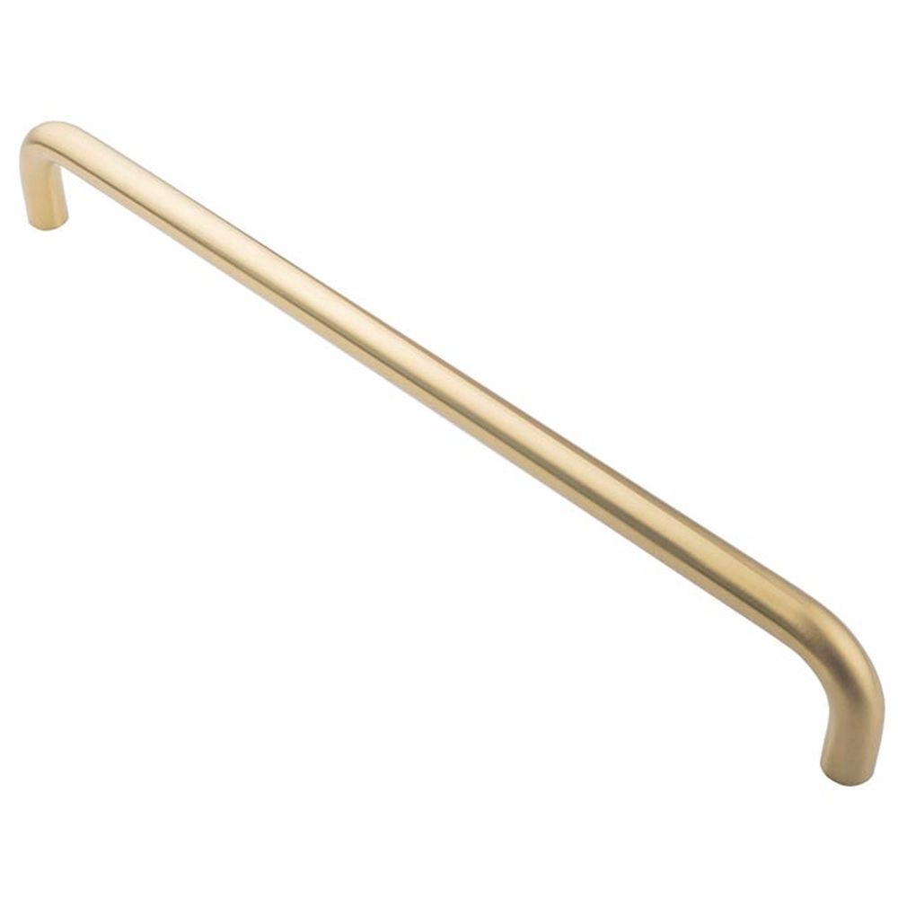 This is an image of Carlisle Brass - 19mm D Pull Handle, 450mm Centres - Satin PVD available to order from T.H Wiggans Architectural Ironmongery in Kendal, quick delivery and discounted prices.