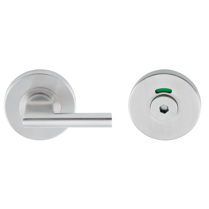 This is an image of a Eurospec - CST Disabled Thumbturn & Hex Release - Satin Stainless Steel cst1025h-sss that is availble to order from T.H Wiggans Ironmongery in Kendal.