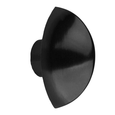 This is an image of a Eurospec - Round Thumbturn to suit Cylinder - Black that is availble to order from T.H Wiggans Architectural Ironmongery in Kendal.