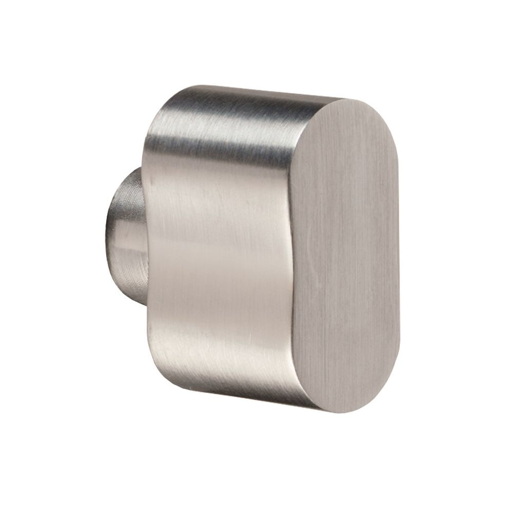 This is an image of a Eurospec - Peanut Shaped Thumbturn to suit Cylinder - Satin Chrome that is availble to order from T.H Wiggans Architectural Ironmongery in Kendal.