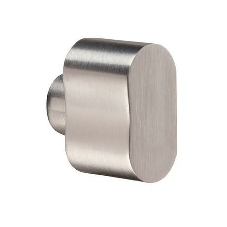 This is an image of a Eurospec - Peanut Shaped Thumbturn to suit Cylinder - Satin Chrome that is availble to order from T.H Wiggans Architectural Ironmongery in Kendal.
