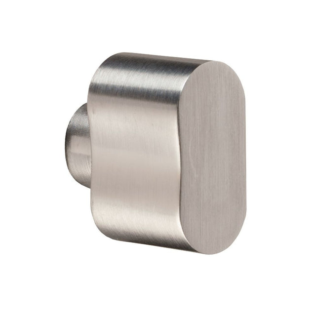 This is an image of a Eurospec - Peanut Shaped Thumbturn to suit Cylinder - Satin Chrome that is availble to order from T.H Wiggans Architectural Ironmongery in Kendal.