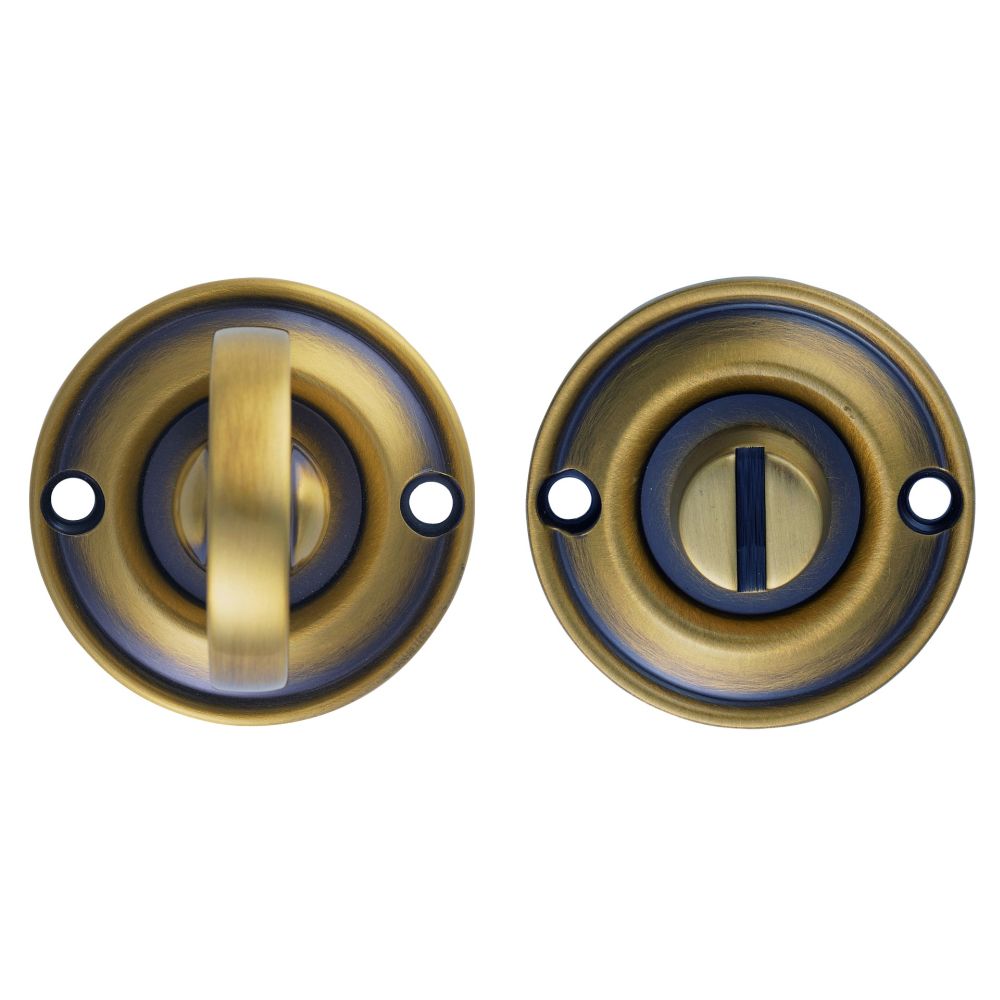 This is an image of Carlisle Brass - Delamain Small Turn and Release - Florentine Bronze available to order from T.H Wiggans Architectural Ironmongery in Kendal, quick delivery and discounted prices.