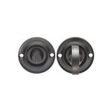 This is an image of Carlisle Brass - Delamain Small Turn and Release - Matt Black available to order from T.H Wiggans Architectural Ironmongery in Kendal, quick delivery and discounted prices.