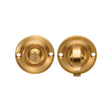 This is an image of Carlisle Brass - Delamain Small Turn and Release - Satin Brass available to order from T.H Wiggans Architectural Ironmongery in Kendal, quick delivery and discounted prices.