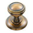 This is an image of a Delamain - Plain Knob 25mm - Florentine Bronze that is availble to order from T.H Wiggans Architectural Ironmongery in Kendal in Kendal.