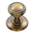 This is an image of a Delamain - Plain Knob 30mm - Florentine Bronze that is availble to order from T.H Wiggans Architectural Ironmongery in Kendal in Kendal.