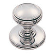 This is an image of a Delamain - Plain Knob 38mm - Polished Chrome that is availble to order from T.H Wiggans Architectural Ironmongery in Kendal in Kendal.