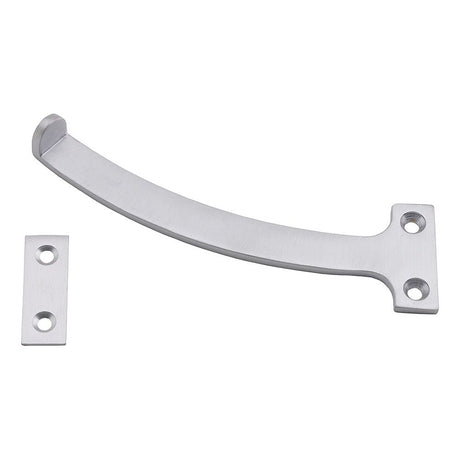 This is an image of a Carlisle Brass - Quadrant Arm Stay (Pair) - Satin Chrome that is availble to order from T.H Wiggans Architectural Ironmongery in Kendal in Kendal.