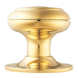 This is an image of Carlisle Brass - Centre Door Knob - Stainless Brass available to order from T.H Wiggans Architectural Ironmongery in Kendal, quick delivery and discounted prices.