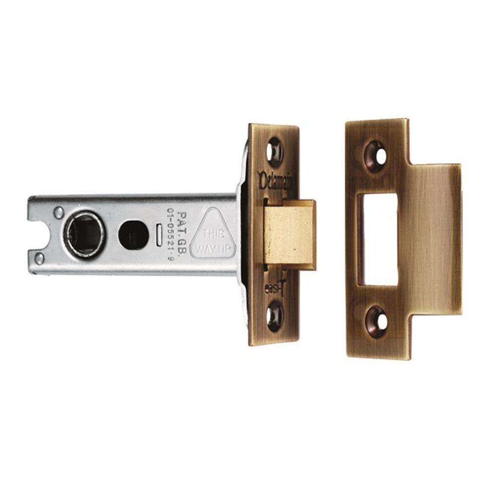 This is an image of a Carlisle Brass - Tubular Latch Heavy Sprung 127mm - Florentine Bronze that is availble to order from T.H Wiggans Architectural Ironmongery in Kendal.