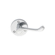 This is an image of Carlisle Brass - Victorian Scroll Lever on Round Rose - Polished Chrome available to order from T.H Wiggans Architectural Ironmongery in Kendal, quick delivery and discounted prices.