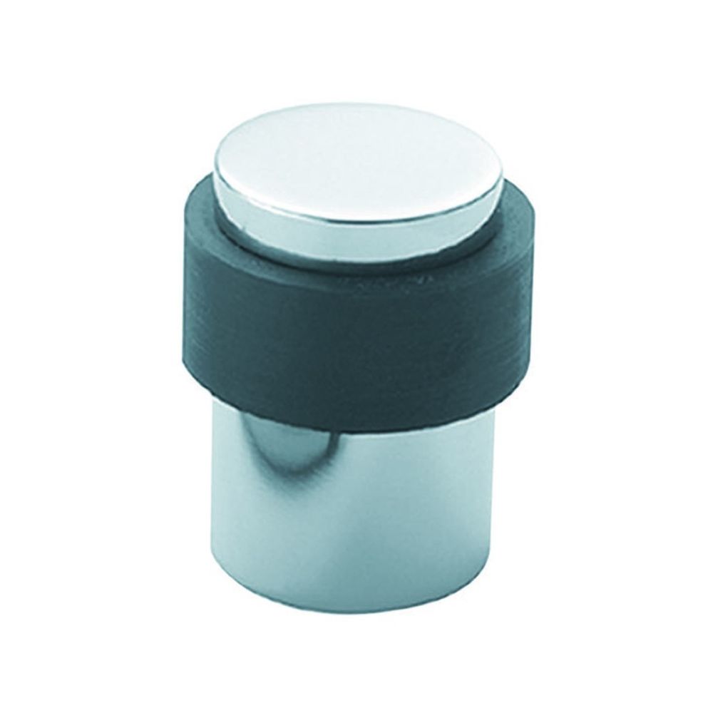 This is an image of Eurospec - Steelworx Floor Mounted Pedestal Door Stops - Bright Stainless Steel available to order from T.H Wiggans Architectural Ironmongery in Kendal, quick delivery and discounted prices.