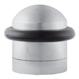 This is an image of Carlisle Brass - Floor Mounted Door Stop - Satin Chrome available to order from T.H Wiggans Architectural Ironmongery in Kendal, quick delivery and discounted prices.