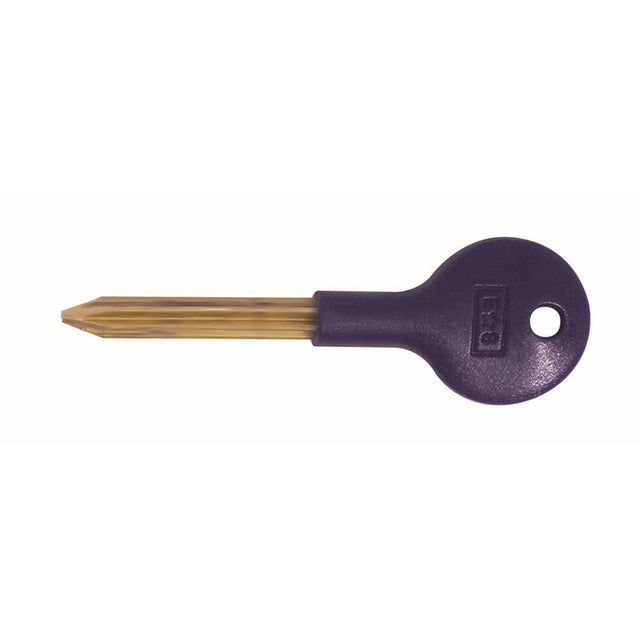 This is an image of a Carlisle Brass - Security Door Bolt Key - Blue Nylon that is availble to order from T.H Wiggans Architectural Ironmongery in Kendal.