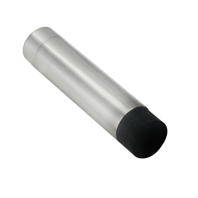 This is an image of Eurospec - Wall Mounted Door Stop - Bright Stainless Steel available to order from T.H Wiggans Architectural Ironmongery in Kendal, quick delivery and discounted prices.