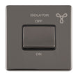 This is an image showing Eurolite Concealed 3mm 6Amp Fan Isolator Switch - Black Nickel (With Black Trim) ecbnfswb available to order from T.H. Wiggans Ironmongery in Kendal, quick delivery and discounted prices.