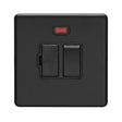 This is an image showing Eurolite Concealed 3mm Switched Fuse Spur - Matt Black (With Black Trim) ecmbswfnb available to order from T.H. Wiggans Ironmongery in Kendal, quick delivery and discounted prices.
