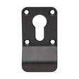 This is an image of Eurospec - Euro Profile Cylinder Pull - Matt Black available to order from T.H Wiggans Architectural Ironmongery in Kendal, quick delivery and discounted prices.