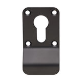 This is an image of Eurospec - Euro Profile Cylinder Pull - Matt Black available to order from T.H Wiggans Architectural Ironmongery in Kendal, quick delivery and discounted prices.